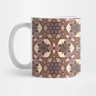 Geometric abstract flower Mug